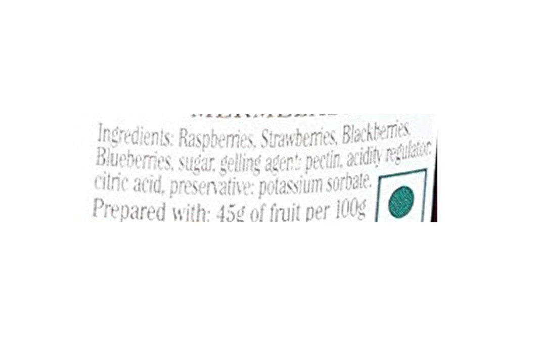 La Vieja Fabrica Fruit Of The Forest Mermelada (Jam)   Glass Jar  350 grams